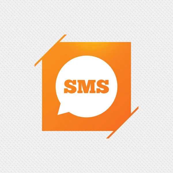 SMS speech bubble icon — Stock Vector