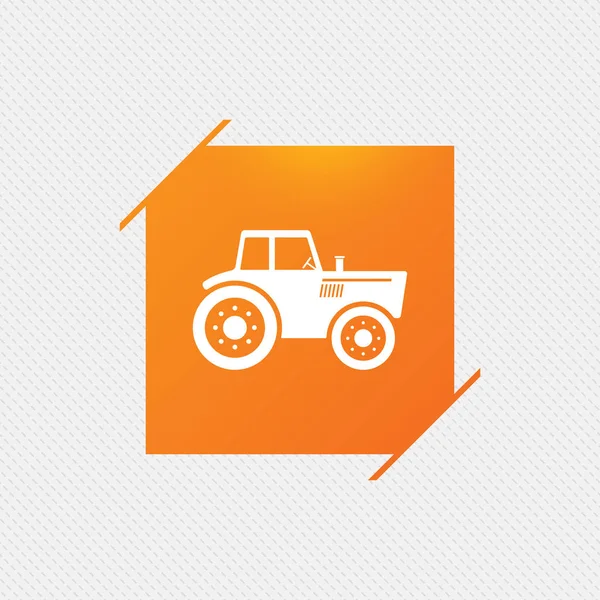 Tractor sign icon — Stock Vector