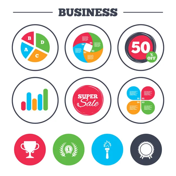 Set of business icons — Stock Vector