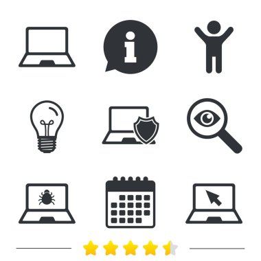 dizüstü dizüstü pc simgeler.