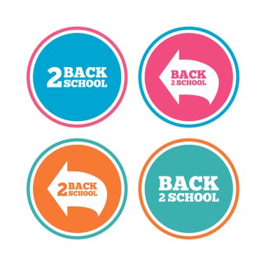 okul simgelerine geri dön. 