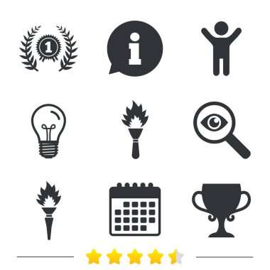 Birincilik Ödülü Kupası simgeler