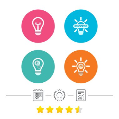 ışık lamba simgeler.