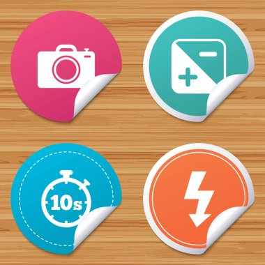 Flaş ışığı ve pozlama sembolleri