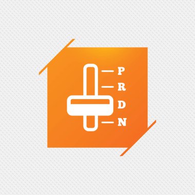 Otomatik şanzıman işareti simgesi