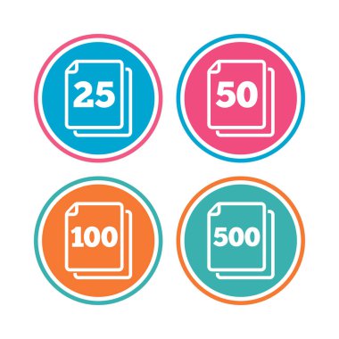 Paketi yaprak simgeleri. 