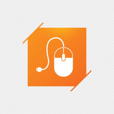 bilgisayar fare işareti simgesi. tekerlek ile optik.