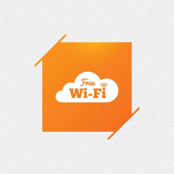 Free wifi sign. Wifi symbol. Wireless Network. — Stock Vector