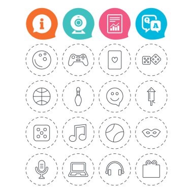 Eğlence Icons set