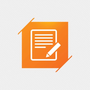 Belge işareti simgesi Düzenle