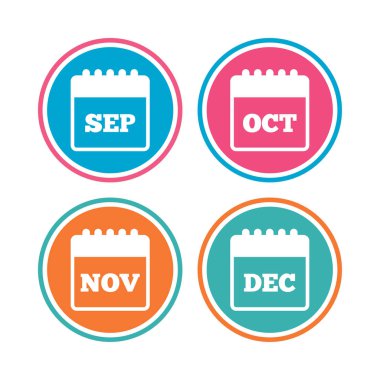 Takvim Icons set
