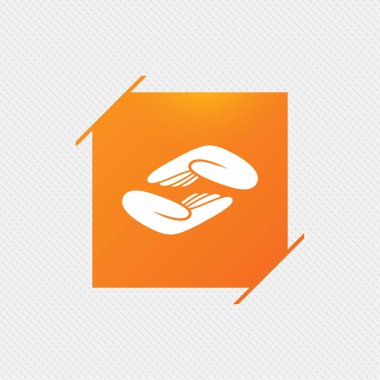 Yardım işareti simgesi eller