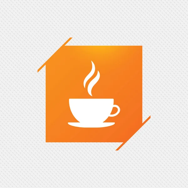 Coffee cup sign icon — Stock Vector