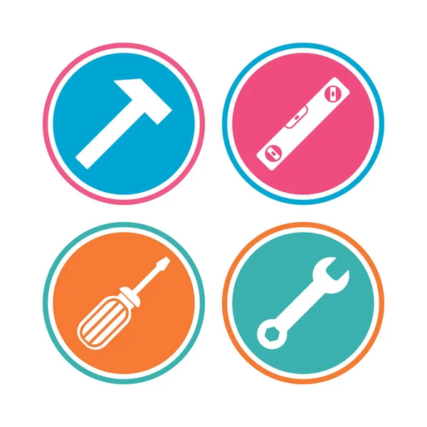 Tools icons set — Stock Vector