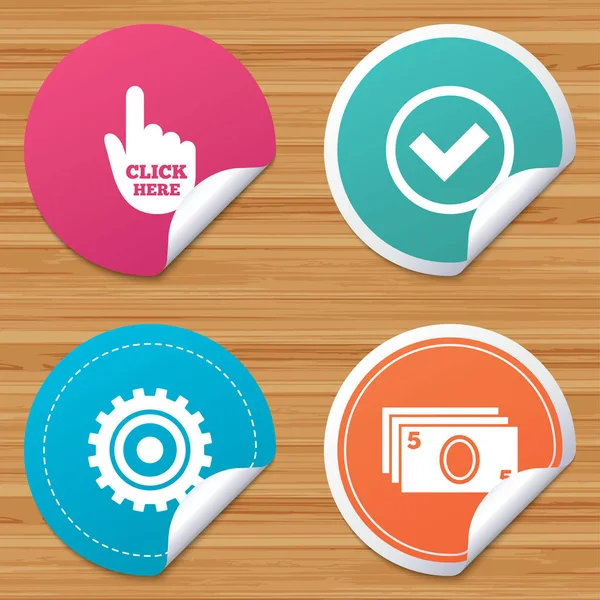 Sticker Icons Set — Stockvektor