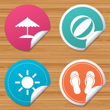 Şemsiye, m-cüzdan ve şapka