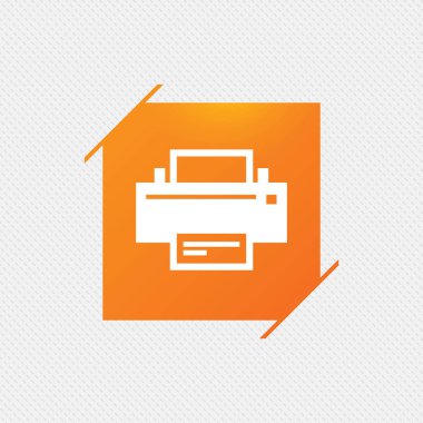 기호 아이콘을 인쇄 합니다. 인쇄 기호.