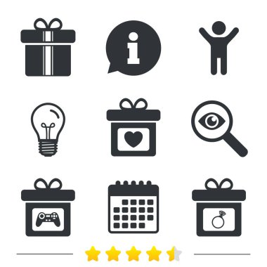 hediye kutusu işareti simgesi