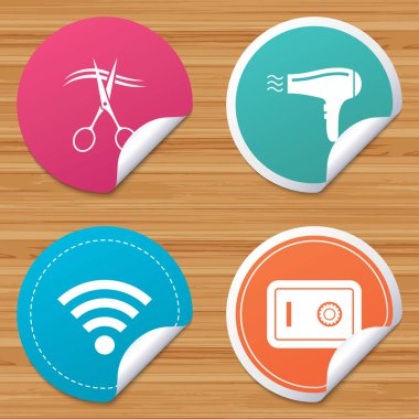 otel hizmetleri simgeler