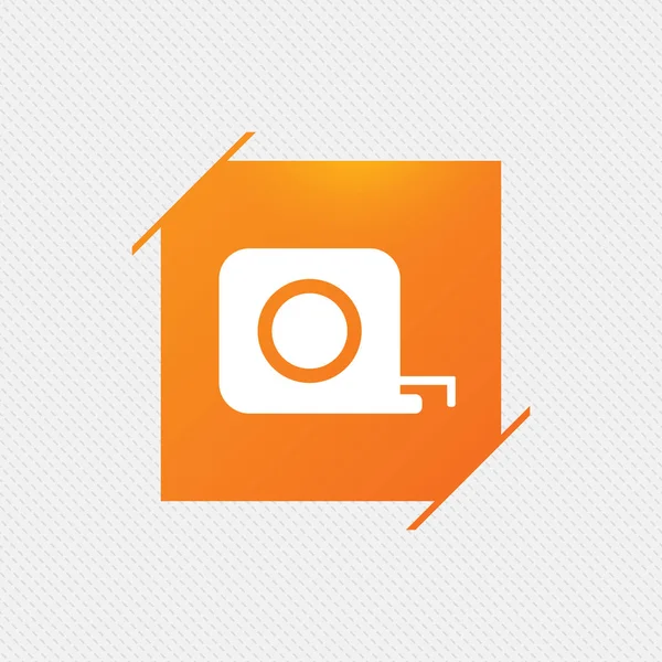 Rulet inşaat simgesi. mezura sembolü.