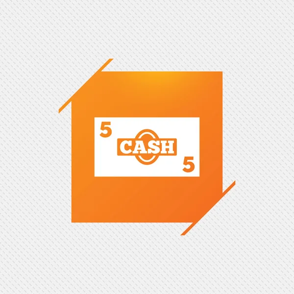 Cash sign icon — Stock Vector