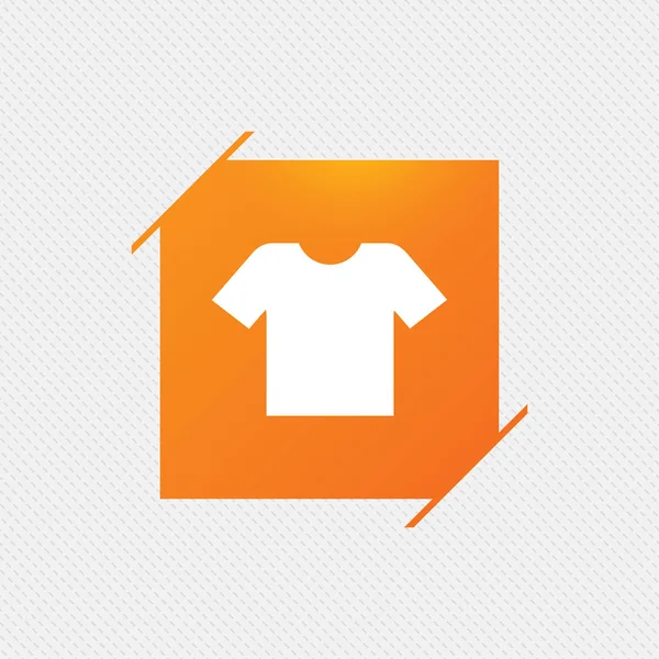 Icône signe T-shirt. Symbole des vêtements . — Image vectorielle