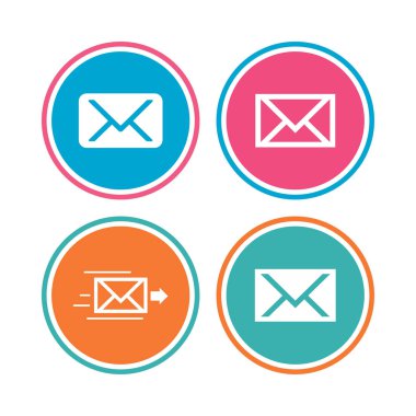 posta zarf simgeleri. Mesaj sembolleri.