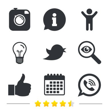 Yenilikçi fotoğraf makinesi. Konuşma balonu gibi sohbet.