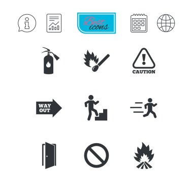 Yangın güvenliği, acil durum simgeleri