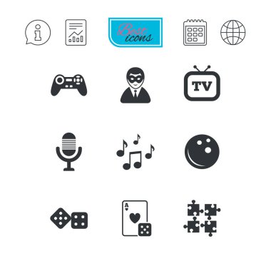 Eğlence basit simgeler