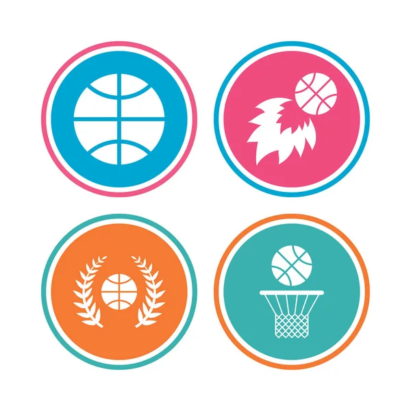 Basketball simple icon — Stock Vector
