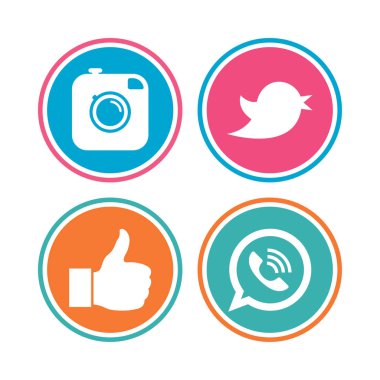 Yenilikçi fotoğraf makinesi. Konuşma balonu gibi sohbet.