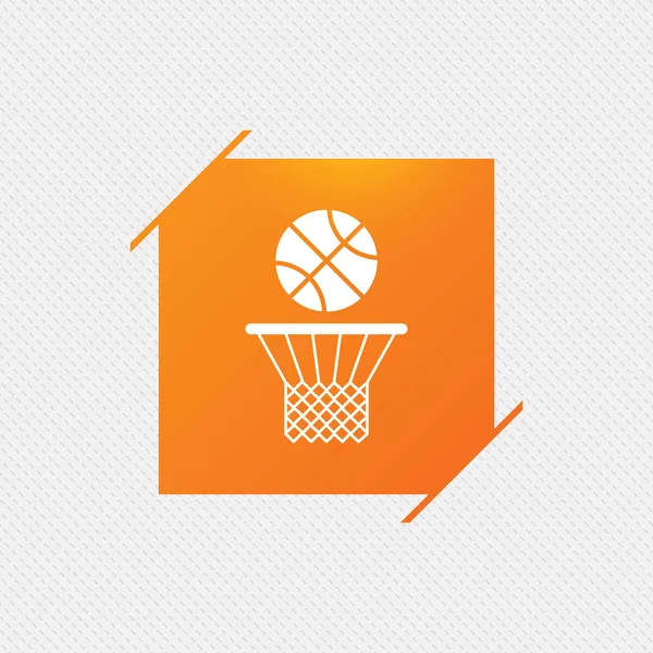 Basketball simple icon — Stock Vector