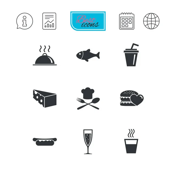 Comida simple icono — Archivo Imágenes Vectoriales