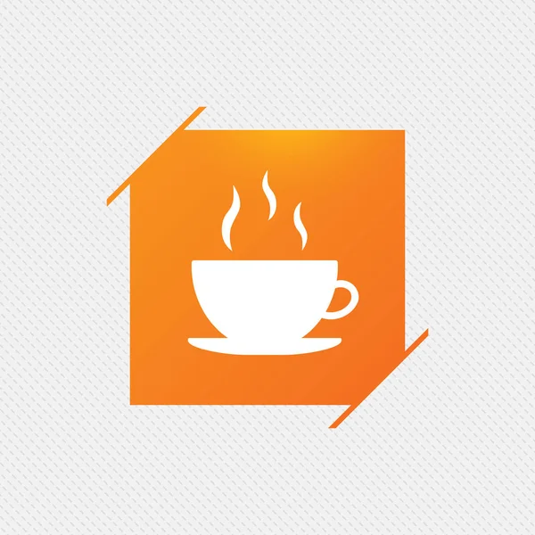 Kaffekopp tecken ikonen — Stock vektor