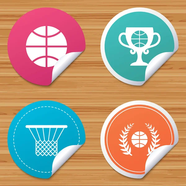 Basketball icône simple — Image vectorielle