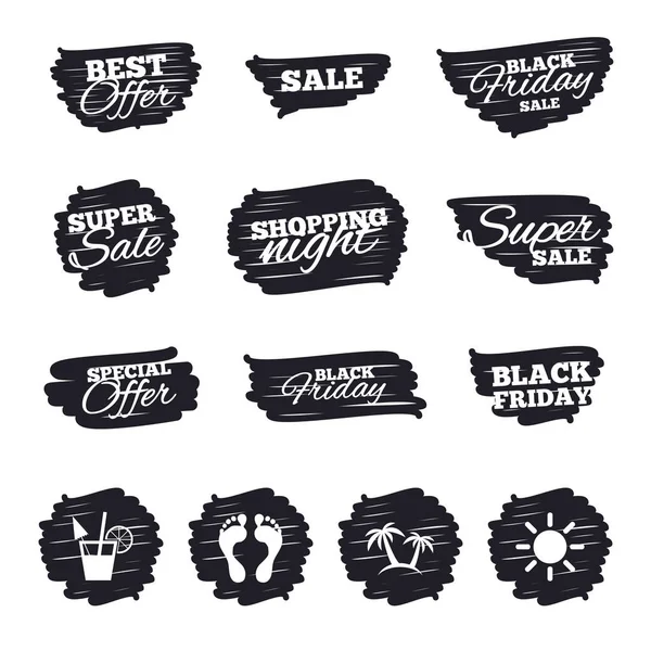 Beach Tatil simgeler