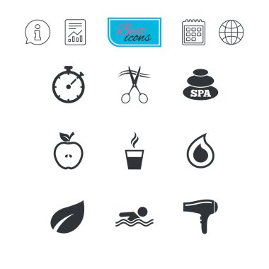 Spa, Kuaför simgeler