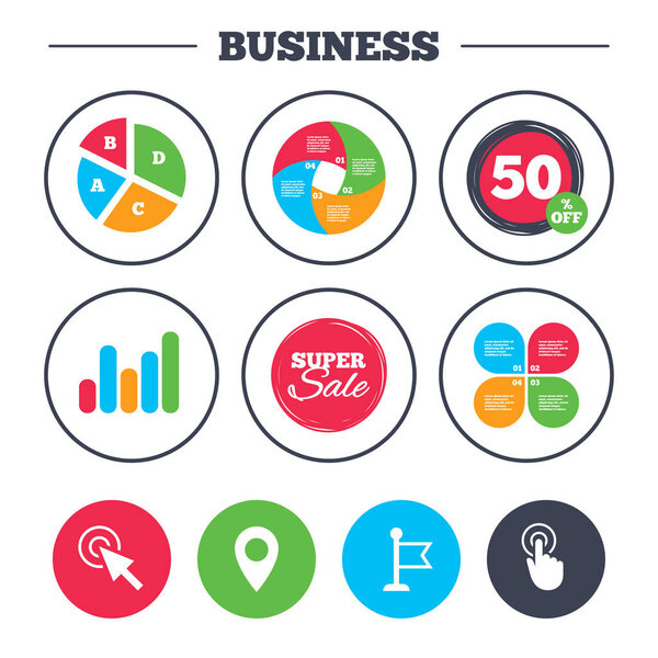 set of business icons