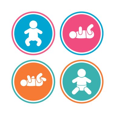 Renkli daire düğmeleri