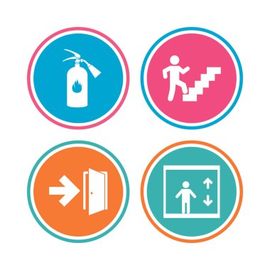 Renkli daire düğmeleri