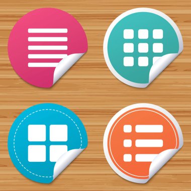 Daire rozetleri ile kıvrık köşe