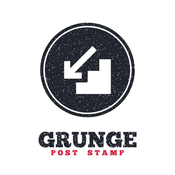 Grunge post stamp — Stock Vector