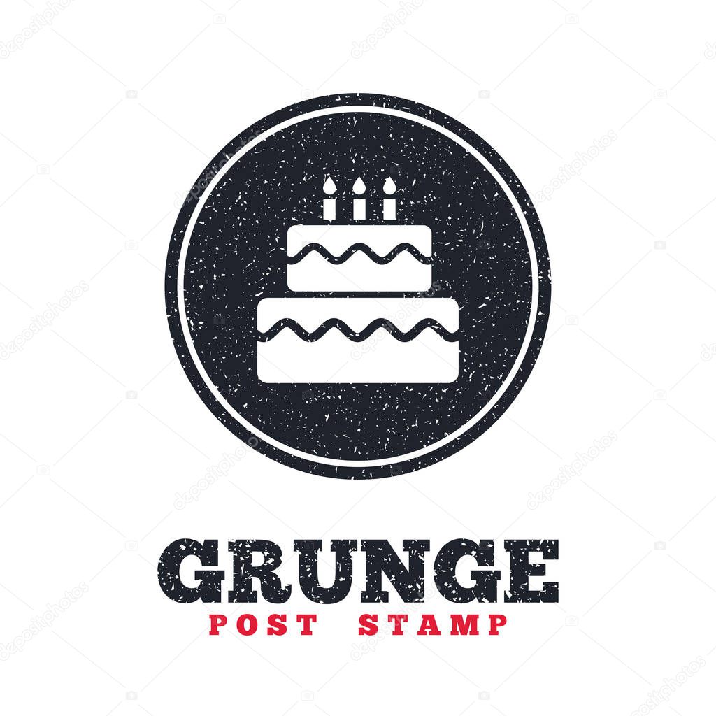 Grunge post stamp