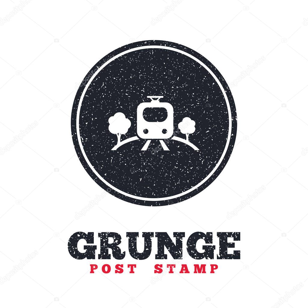 Grunge post stamp