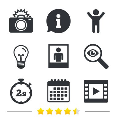 ampul ve Takvim ikonlar