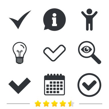 ampul ve Takvim ikonlar