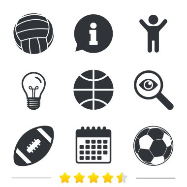 ampul ve Takvim ikonlar