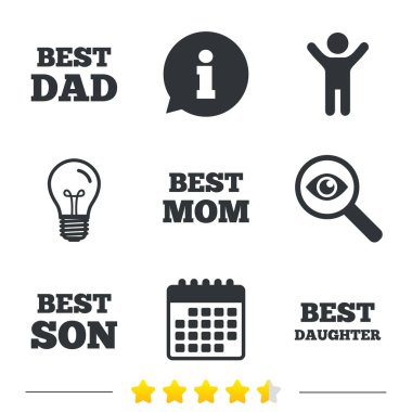 ampul ve Takvim ikonlar