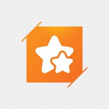 Desen üzerinde turuncu kare etiketi